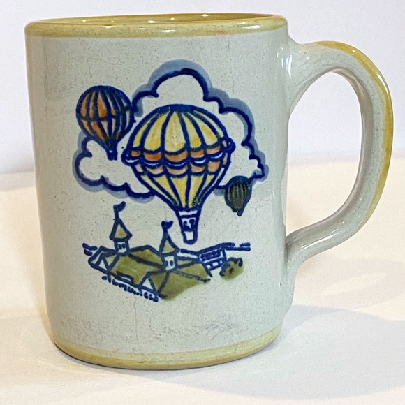 Louisville Stoneware Other - Vintage 1980s 80s Hot Air Balloon Kentucky Derby Louisville Stoneware Mug